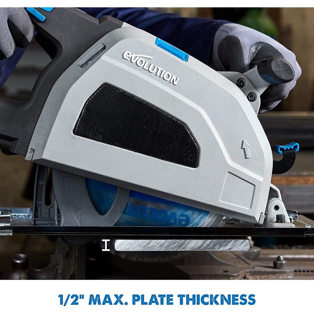 Evolution Power Tools 8 1/4in Heavy Duty Metal Cutting Circular Saw, large image number 4