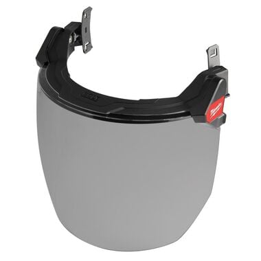 Milwaukee BOLT Full Face Shield Gray Dual Coat Lens Compatible with Safety Helmets & Hard Hats