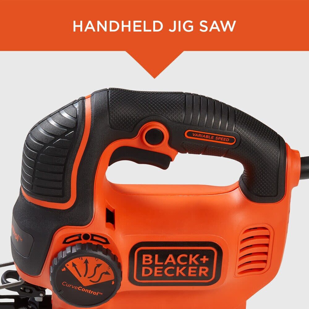 Black and decker curve sales control jigsaw