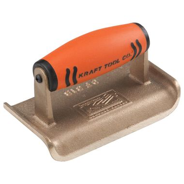 Kraft Tool Co 6 In. x 4 In. 1/4 In. R 5/8 In. L Bronze Edger with ProForm Handle