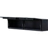 Buyers Products Company 16x13x72 Inch Matte Black Diamond Tread Aluminum Topsider Truck Box with Flip-Up Doors, small image number 4