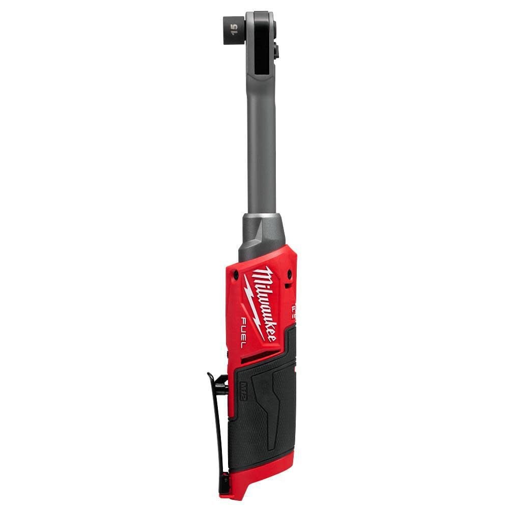 Milwaukee M12 Insider Extended Reach Ratchet (Bare Tool), 8 Piece Socket SAE Set Bundle, large image number 3