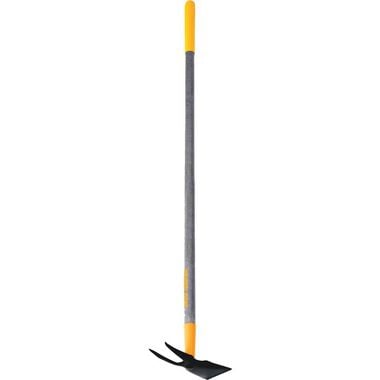 True Temper 2-Prong Weeder Hoe with Cushion End Grip-on Hardwood Handle