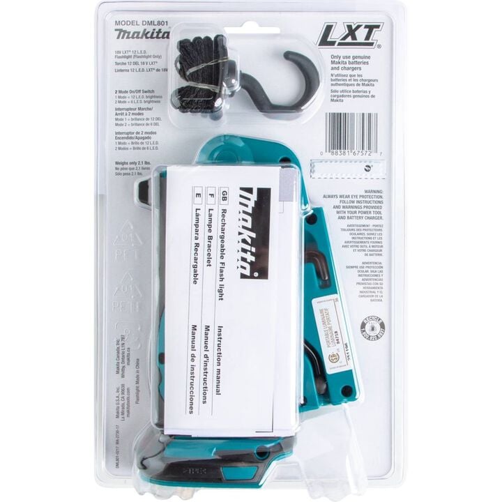 Makita 18V LXT Lithium-Ion Cordless 12 L.E.D. Flashlight (Bare Tool), large image number 10