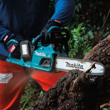 Makita 18V X2 (36V) LXT Lithium-Ion Brushless Cordless 14in Chain Saw Kit (5.0Ah), large image number 4