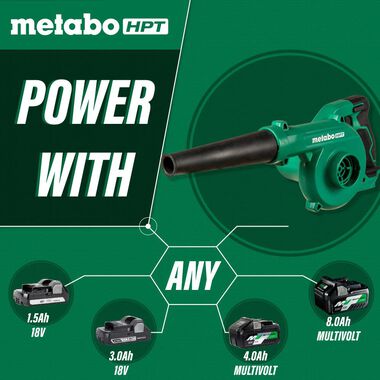 Metabo HPT 18V MultiVolt Compact Blower Cordless (Bare Tool), large image number 4
