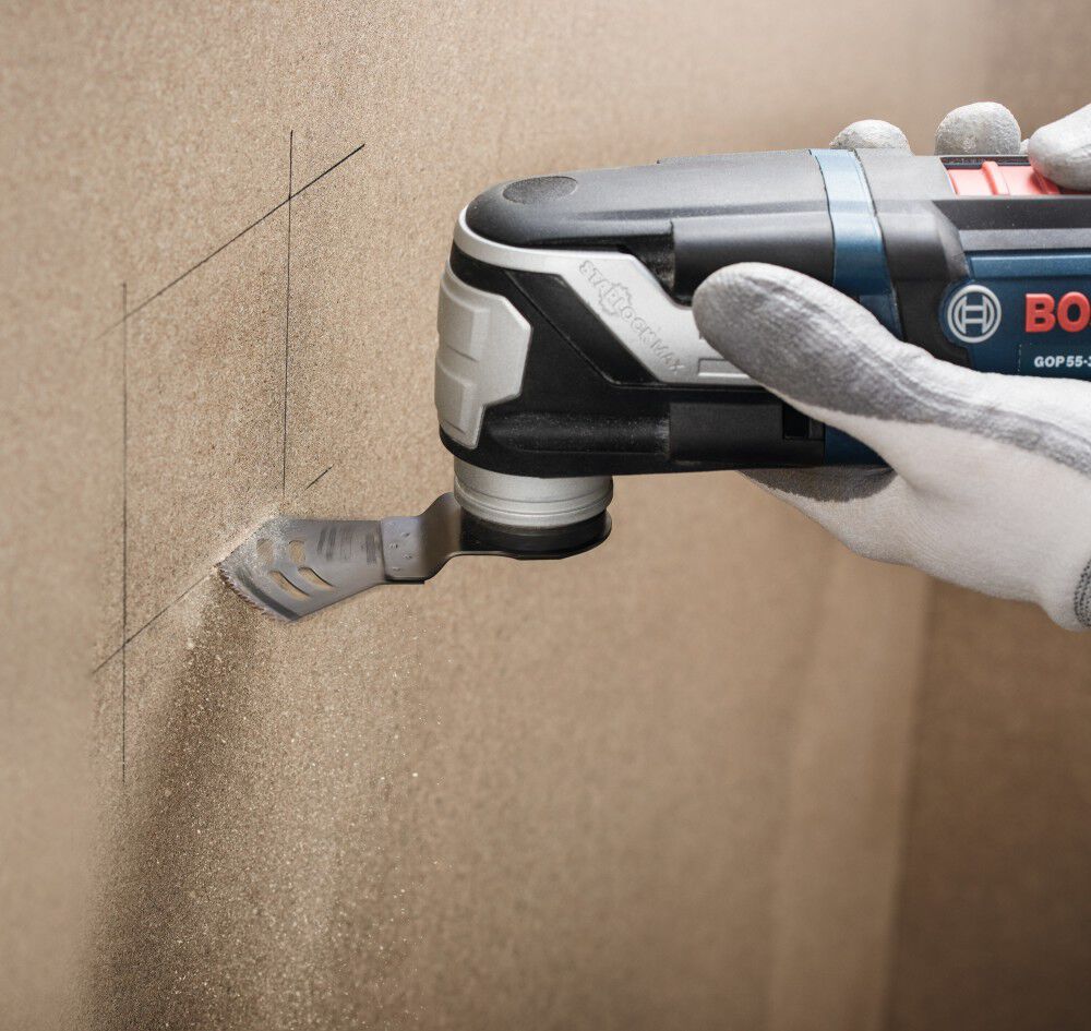 Bosch 2-1/8 Inch Starlock Oscillating Multi-Tool 2-in-1 Dual-Tec Bi-Metal Plunge Blade, large image number 6