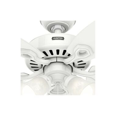 Hunter Fan Builder Ceiling Fan 42in LED Indoor Snow White, large image number 4