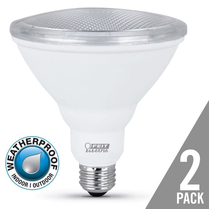 Feit Electric 75W PAR38 5000K Reflector LED Bulb 2pk, large image number 0