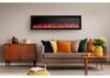 Napoleon Entice 60 Inch Black Single-Sided Wall-Hanging Electric Fireplace, small image number 2