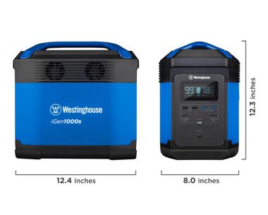 Westinghouse Outdoor Power Power Station with Power Inverter and LED Display 1500/3000 Watt Pure Sine Wave Lithium-Ion Portable, large image number 7