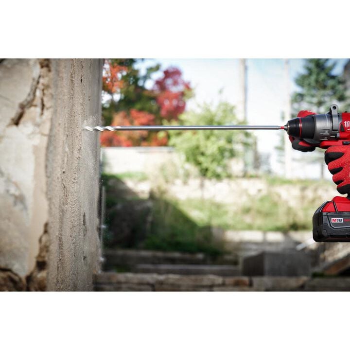Milwaukee 5/16 Inch x 16 Inches x 18 Inches SHOCKWAVE Carbide Bellhanger Multi-Material Bit, large image number 7