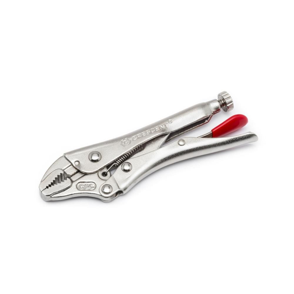 Crescent Curved Jaw Locking Pliers with Wire Cutter 3 Piece Set, large image number 5