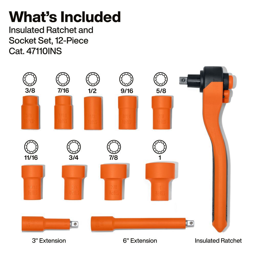 Klein Tools Power Utility Insulated Tool Set 56 Pieces, large image number 2