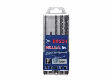 Bosch 5 Pc SDS-plus Bulldog Rotary Hammer Bit Set, large image number 2