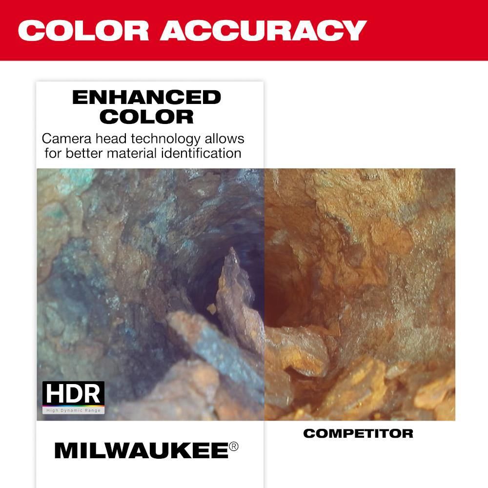 Milwaukee M18 200 Ft. Stiff Modular Pipeline Inspection System Kit, large image number 6
