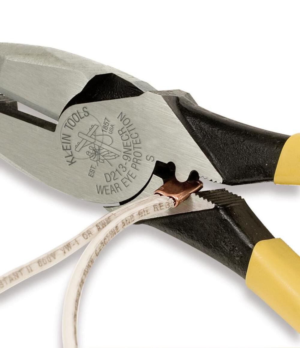 Klein Tools Cutting Pliers Connector Crimp 9in, large image number 5