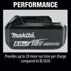 Makita 18 Volt 6.0 Ah LXT Lithium-Ion Battery, small