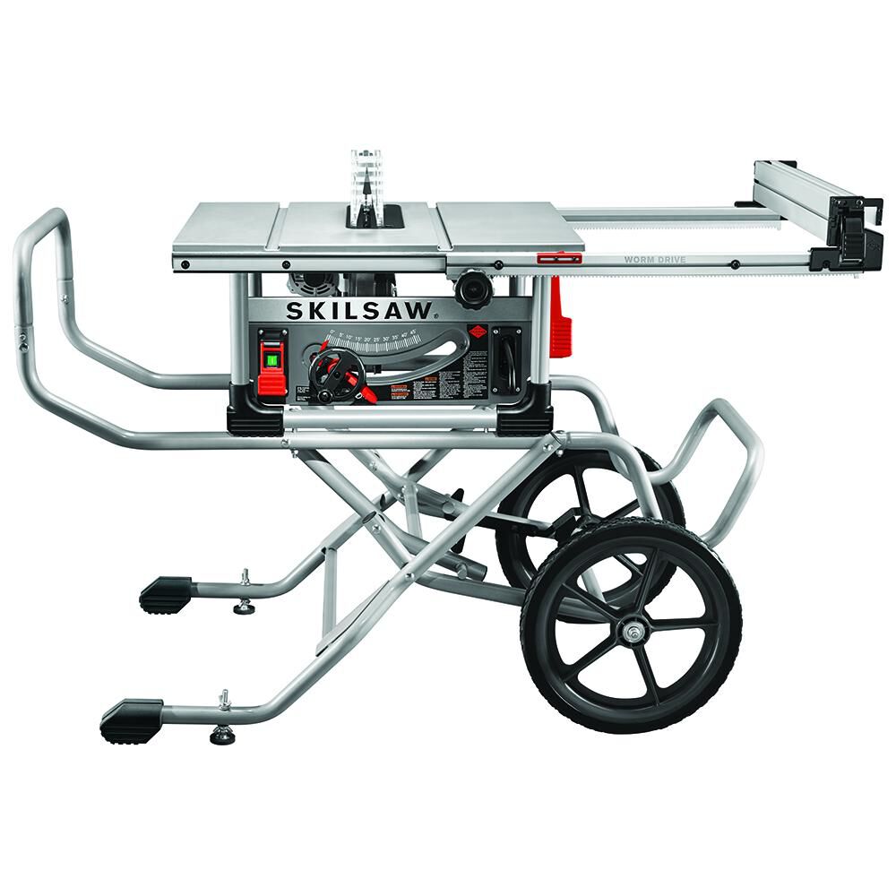 SKILSAW Table Saw 10in Heavy Duty Worm Drive with Stand SKILSAW Table Saw 10in Heavy Duty Worm Drive with Stand