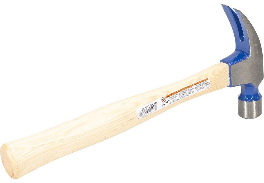 Vaughan 16 Oz Smooth Face Rip Claw Hammer with Hickory Handle, large image number 3
