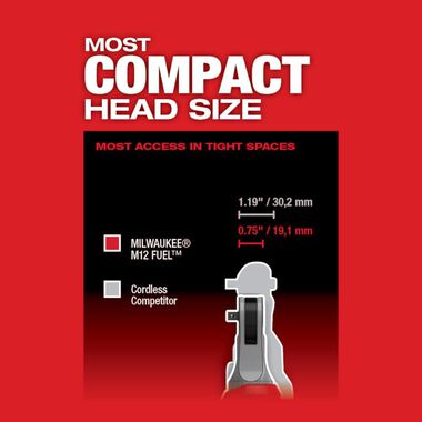 Milwaukee M12 FUEL 1/4inch High Speed Ratchet (Bare Tool), large image number 4