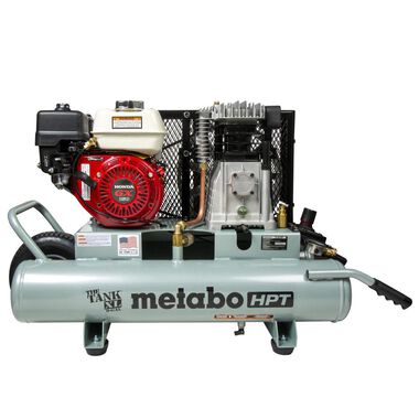 Metabo HPT The Tank XL Wheelbarrow Compressor 9 Gallon Gas, large image number 0