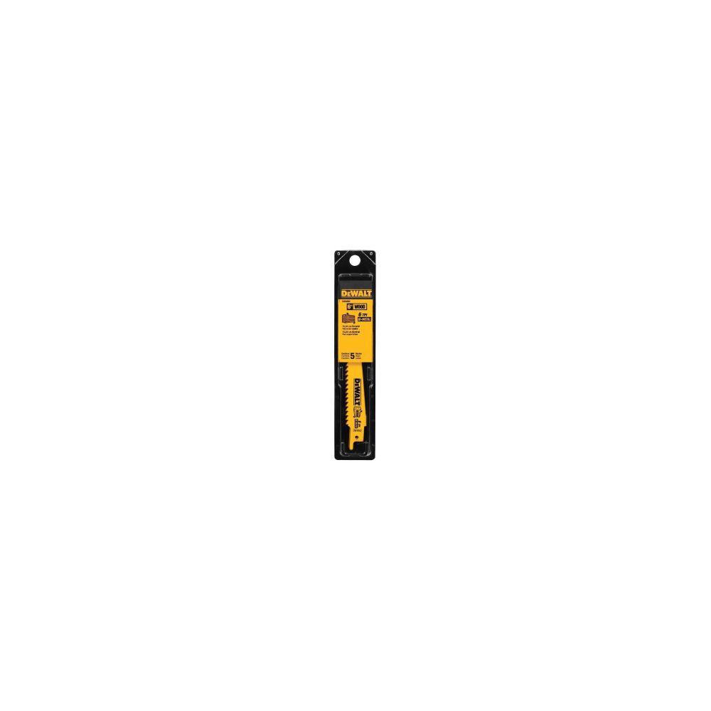 DEWALT 6 Inch 6TPI Bi-Metal Recip Blade -5 Pk, large image number 10