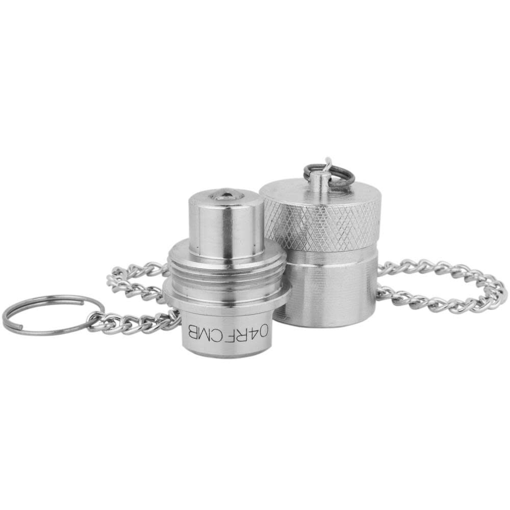 Milton 1/4in NPTF Hydraulic Regular Flow Coupler Male Half, large image number 1