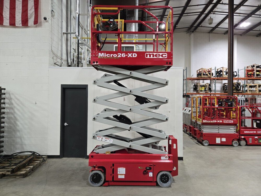mec 26 Ft. Xtra-Deck Micro Slim Electric Scissor Lift, large image number 11