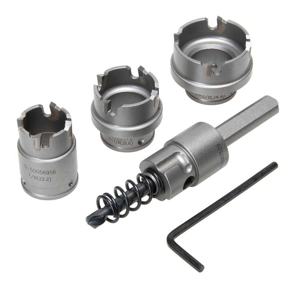 Greenlee 5-PC Stainless Steel Hole Cutter Kit, large image number 1
