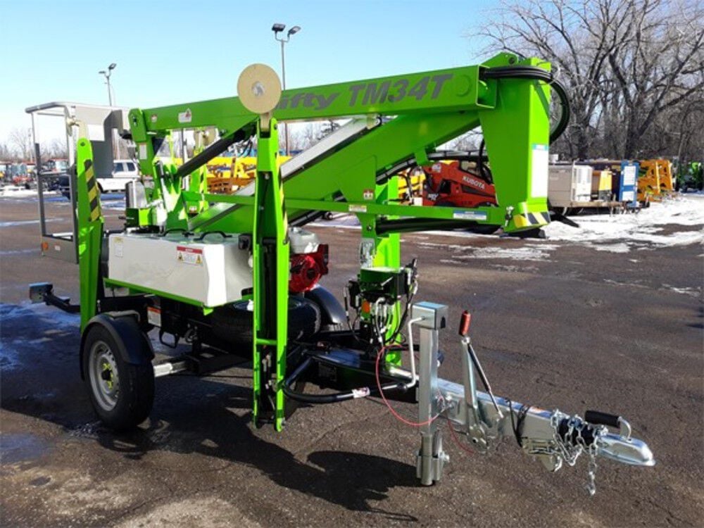 Niftylift TM34TG 34 Ft. Gas Powered Trailer Mounted Towable Cherry Picker, large image number 6