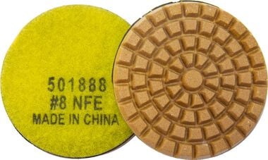 National Flooring Equipment Resin Bond Metal Grinding Disks - 1800-3000 Grit 3mm