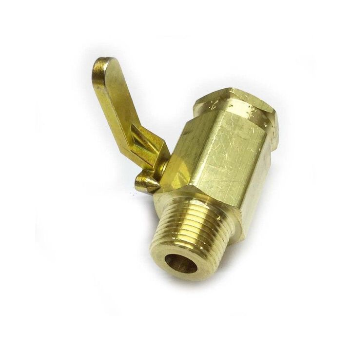 MBW 3/8 Inch FNPT x 3/8 Inch MNPT Brass Female-Male Ball Valve for AP/GP Models