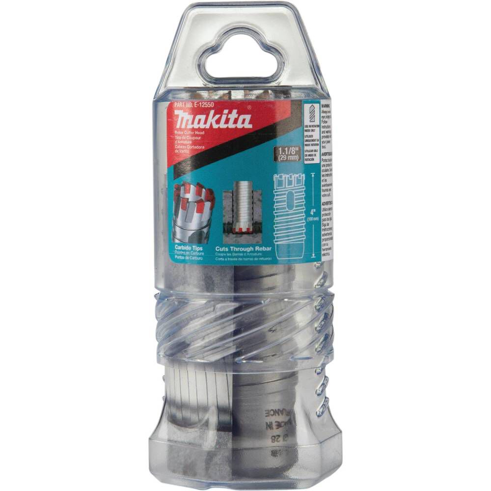 Makita 1 1/8in x 4in Rebar Cutter Drill Bit Head Only, large image number 9