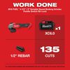 Milwaukee M18 FUEL 4 1/2 In. / 5 In. Variable Speed Braking Grinder with No Lock Paddle Switch (Bare Tool), small image number 2