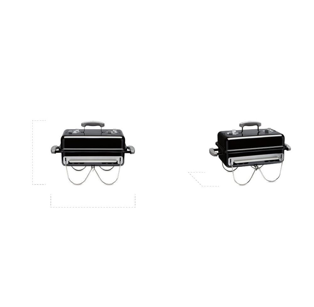 Weber Go-Anywhere 21 Inch Lightweight Charcoal Grill, Black, large image number 8
