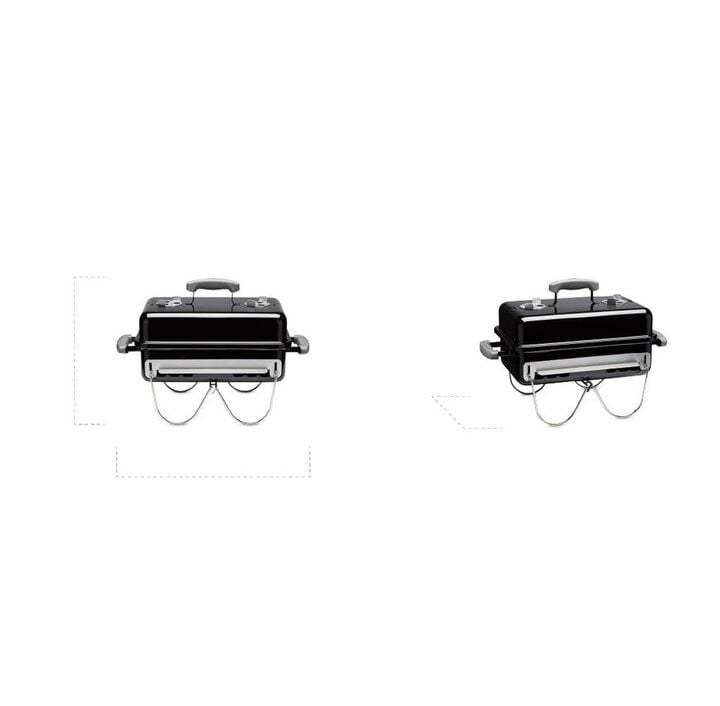 Weber Go-Anywhere 21 Inch Lightweight Charcoal Grill, Black, large image number 7