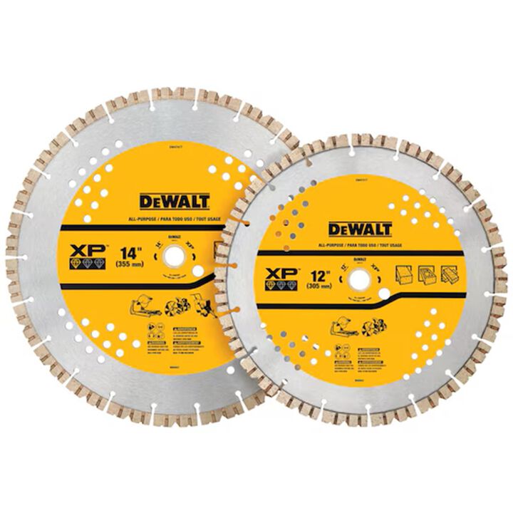 DEWALT XP All-Purpose 12 Inch Segmented Rim Diamond Blade for General Purpose Concrete, large image number 8