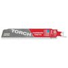 Milwaukee 6 in. 7 TPI THE TORCH Carbide Teeth Metal Cutting SAWZALL Reciprocating Saw Blade, small image number 1