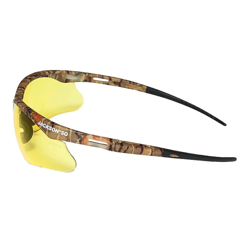 Jackson Safety Glasses Anti Fog Coating Amber Lens Camo Frame, large image number 5