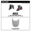 Milwaukee BOLT Full Face Shield Gray Dual Coat Lens Compatible with Safety Helmet No Brim, small image number 5