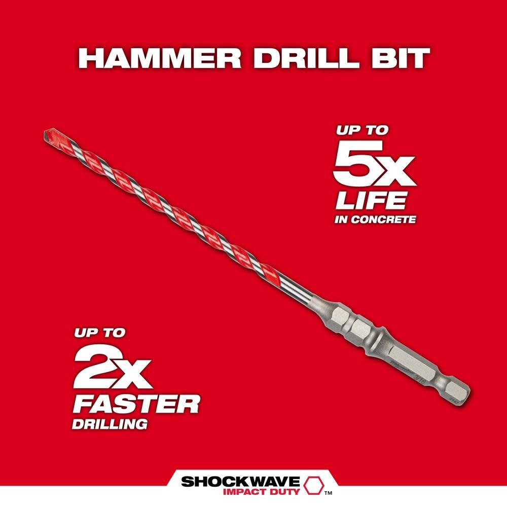 Milwaukee hammer drill bit deals