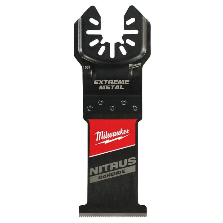 Milwaukee NITRUS CARBIDE Extreme Metal Universal Fit OPEN LOK Multi Tool Blade 5pk
