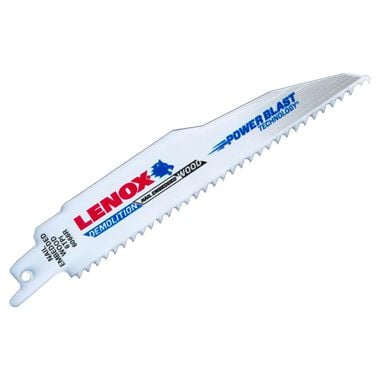 Lenox DEMO Reciprocating Saw Blade B6066R 6in X 1in X .062in X 6 TPI 25pk, large image number 0