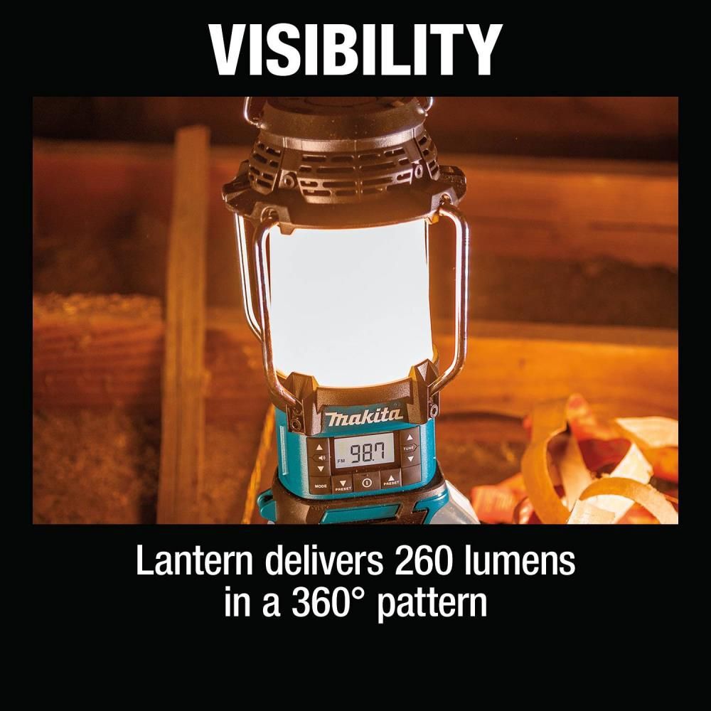 Makita 18V LXT Lantern with Radio Cordless (Bare Tool), large image number 16