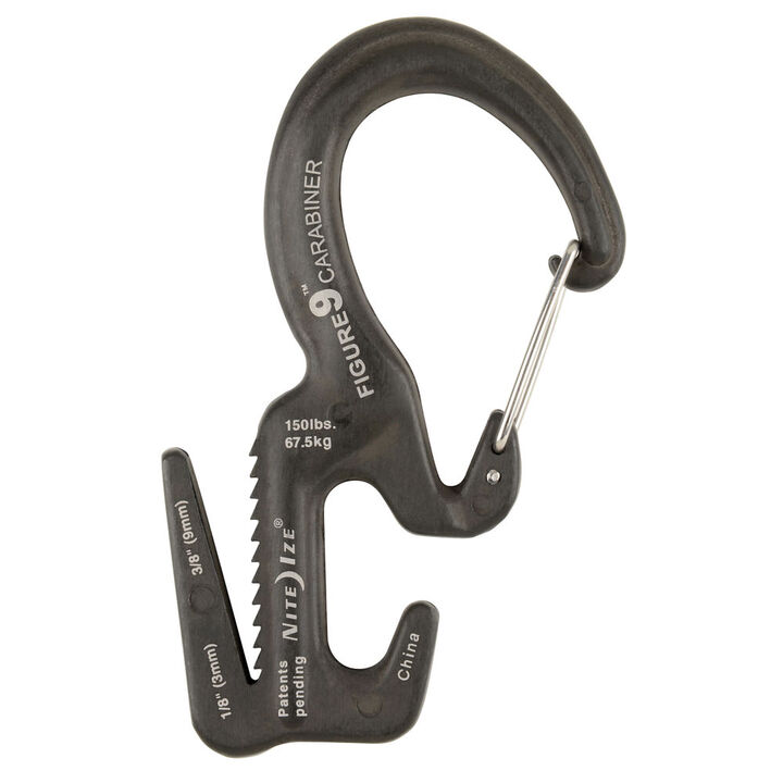 Nite Ize Figure 9 Carabiner Rope Tightener Large Black, large image number 4