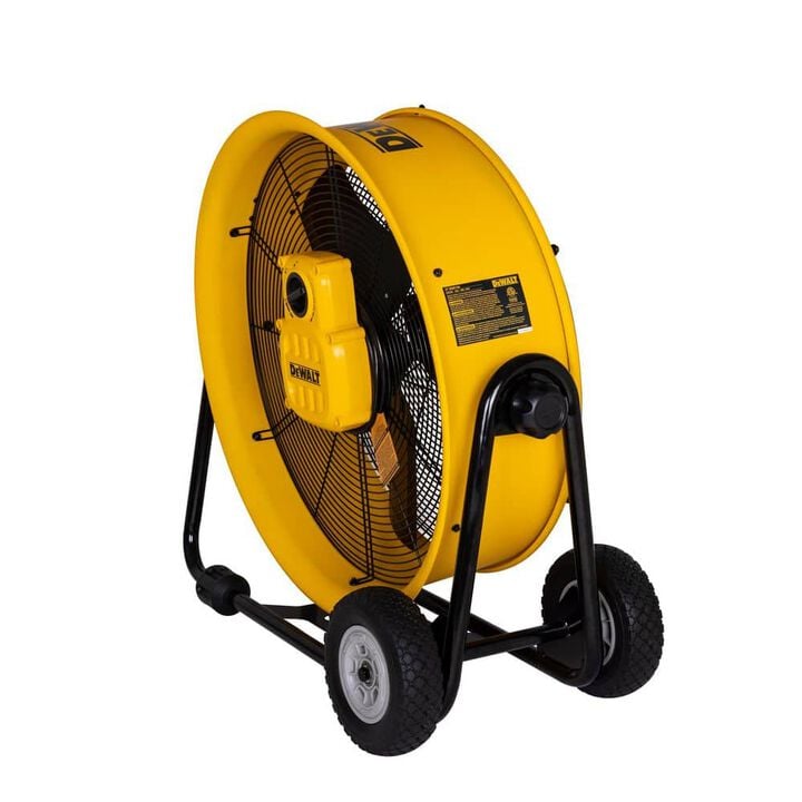 DEWALT 24 Inch Heavy-Duty Drum Fan with 12 Ft Power Cord, large image number 1