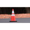 Vizcon Orange 28in Enviro-Cone with Collars & 10 lbs Rubber Base, small image number 2