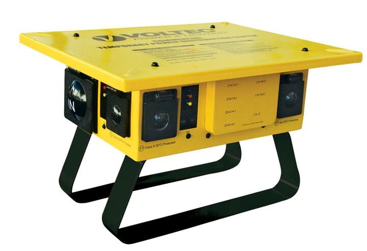 Voltec 50 Amp 125/250 Volt Single Phase Temporary Power Distribution Box