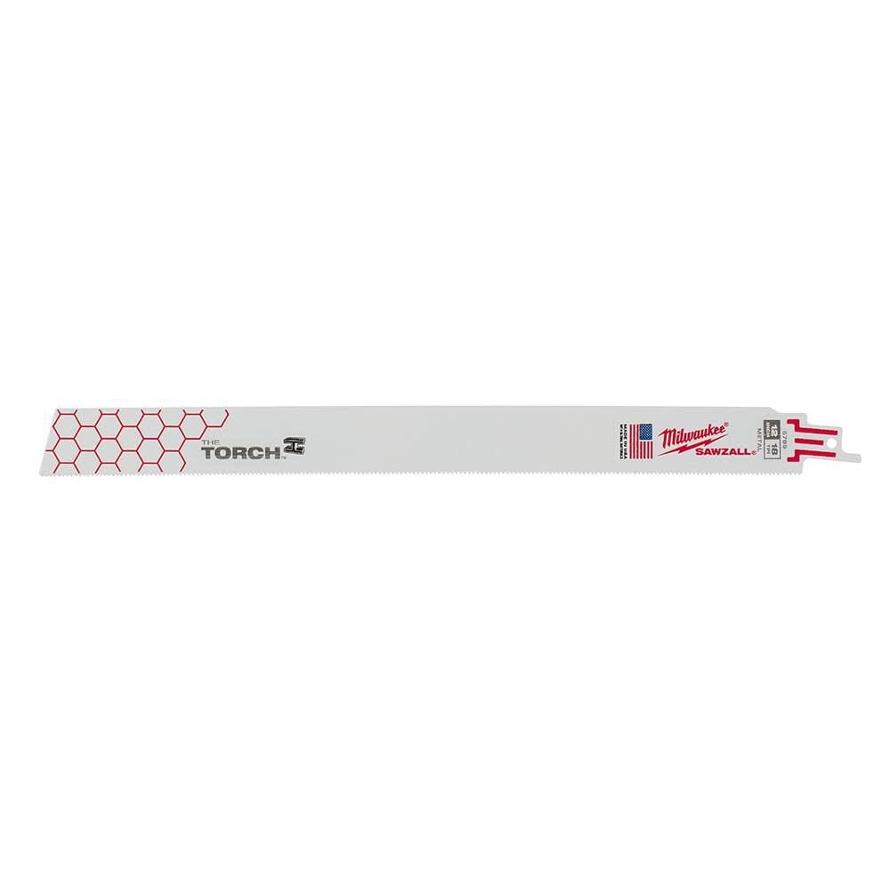 Milwaukee 12 in. 18 TPI THE TORCH SAWZALL Blade 5PK, large image number 1